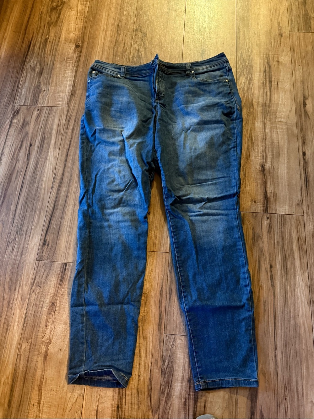 Classic Dark Blue Straight-Leg Jeans